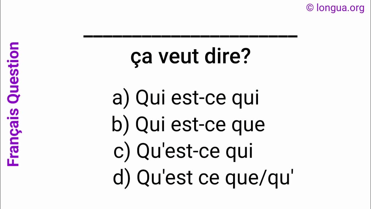 Fragen Auf Französisch Mit Est Ce Que