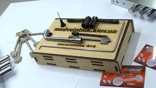 Kit for emergency opening of SECUREMME 4+4, KALE, MOTTURA, Mul-T-Lock, Fuaro, Barrera locks