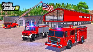 BUILDING $2,999,999 FIRE STATION! (NEW TRUCKS) | FS25