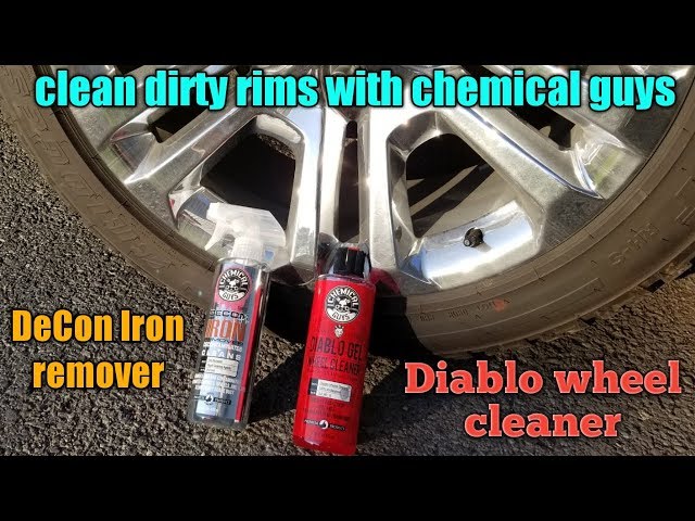 Limpieza de neumáticos con diablo wheel cleaner