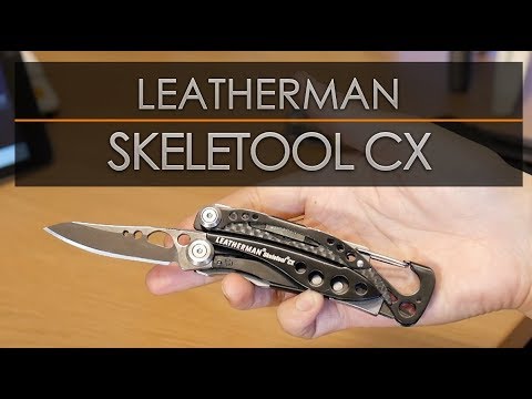 【軽量のマルチツール】LEATHERMANのスケルツールCX【カーボン】