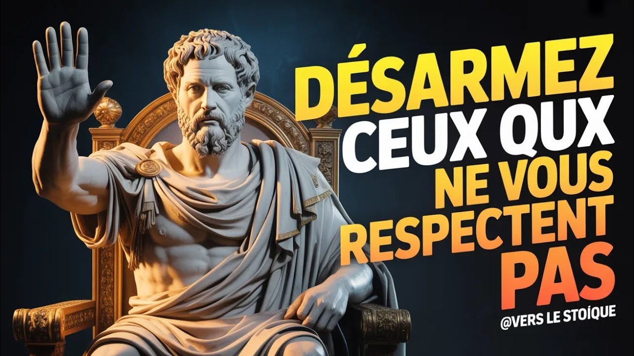 👑8 ATTITUDES qui DÉSARMENT ceux qui ne vous RESPECTENT pas - SAGESSE STOÏQUE