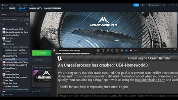 Fix Homeworld 3 Unreal Engine 4 Error An Unreal Process Has Crashed UE4-Homeworld3