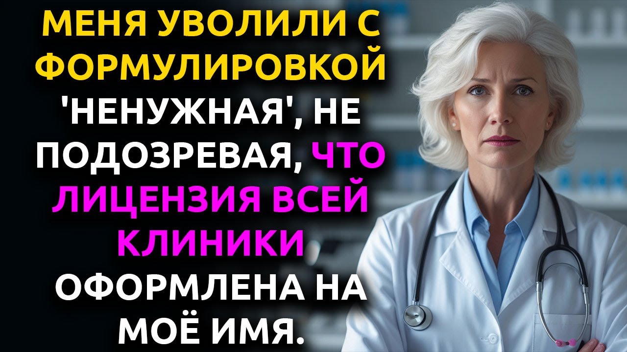Меня уволили, назвав “НЕНУЖНОЙ”. Через СУТКИ клиника начала рушиться…