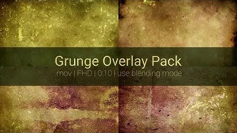 Assorted Grunge Overlay Pack Stock Motion Graphics