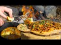 The Best Bolognese &amp; Campfire Garlic Bread Loaf