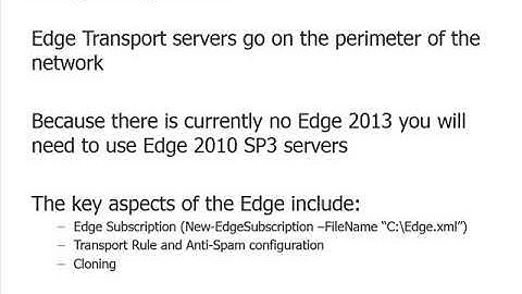 3 Exchange Server 2013 Core Solutions Configure and Manage Transport