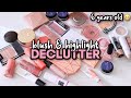 BLUSH & HIGHLIGHT DECLUTTER 2021 | this was hard 💔 | Becca, Milani, e.l.f. & more