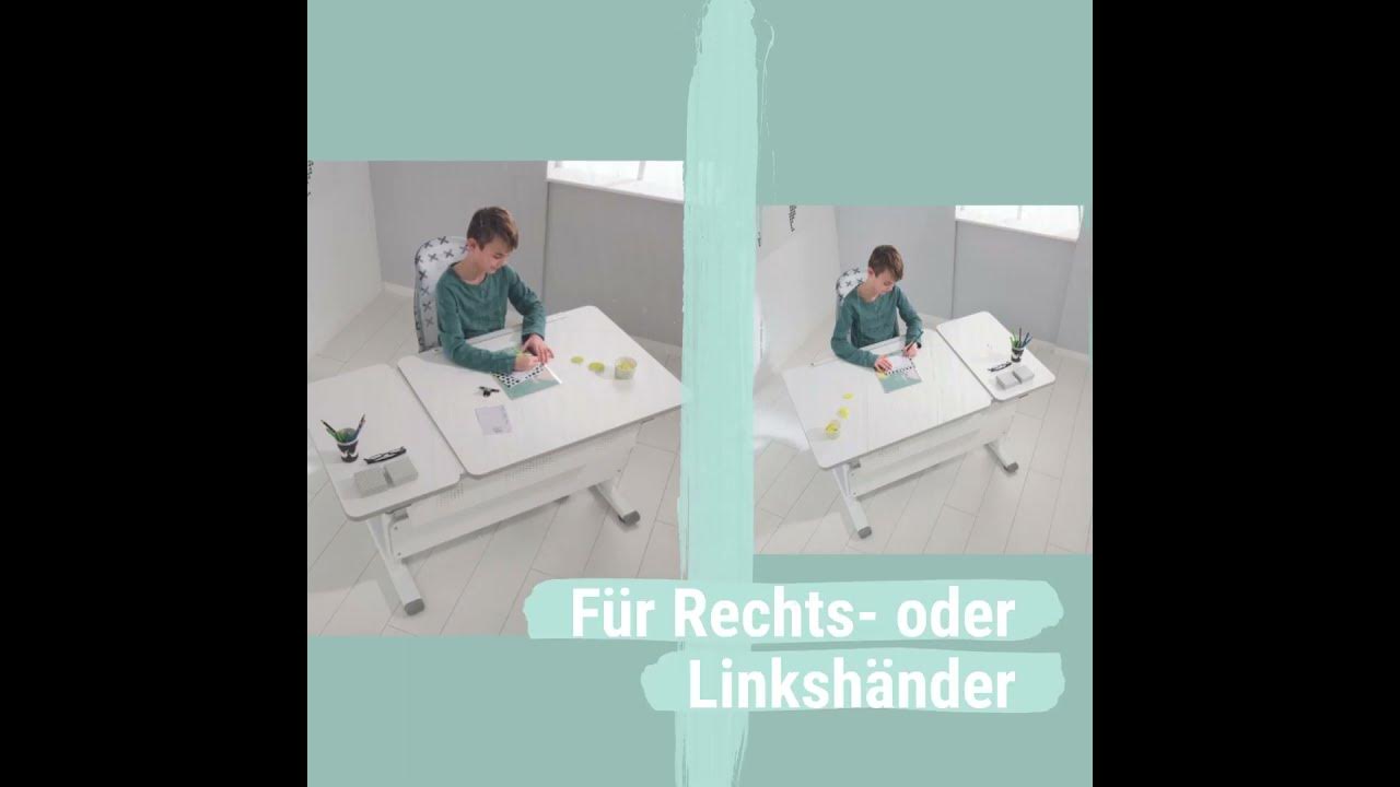 PAIDI Schreibtisch Diego GT - funktional und ergonomisch - YouTube