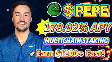 Steady Returns in a Turmoil: Stake PEPE in pepe coin eth and Harvest APY 178.92% Consistently