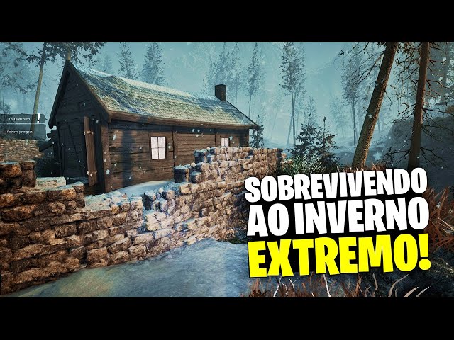 SIMULADOR DE SOBREVIVENCIA REALISTA NO INVERNO! JOGO IRADO! WINTER SURVIVAL  SIMULATOR 