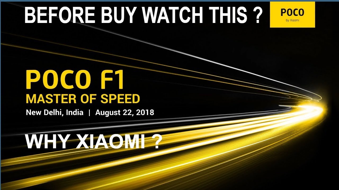 Xiaomi Pocophone F1 Price in India ( why xiaomi ) full detail ?