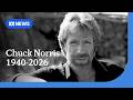 Hollywood action hero Chuck Norris dead at 86 | ABC NEWS