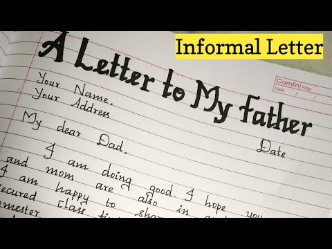 वीडियो: अपने परिवार को पत्र कैसे लिखें