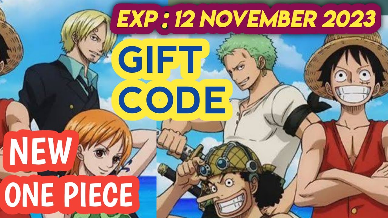 ONE PIECE Weekly Code Valid until 12 November 2023 YouTube