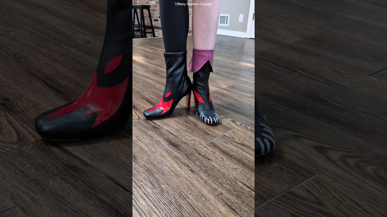 I Made LadyDevimon Shoes from Digimon! #cosplay #fashion #anime