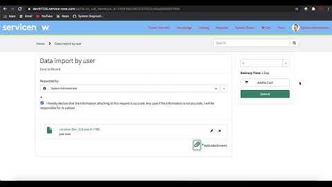 Demo: ServiceNow data load into location table by end user
