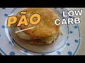 PÃO LOW CARB DE FRIGIDEIRA | IDEAL PARA HAMBÚRGUER E SANDUICHES