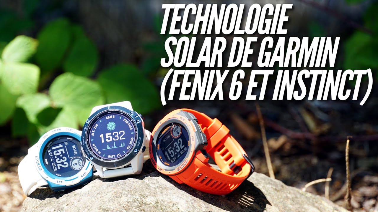 Fenix 6 X Pro Solar: le début de la révolution solaire - La DH/Les Sports+
