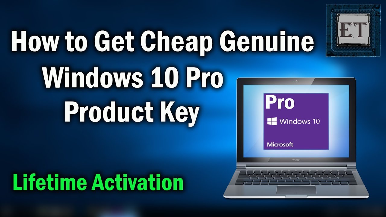 Genuine Windows 10 Pro Product Keys (On Discount) - Youtube