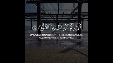 ٱلَّذِينَ ءَامَنُواْ وَتَطۡمَئِنُّ قُلُوبُهُم بِذِكۡرِ ٱللَّهِ || سورة الرعد || علي جابر 💙🍃