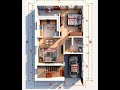 20 × 30 House Plan ll 1 Bedroom flat design ll 30 × 20 1BHK flat Naksha 🏠✨