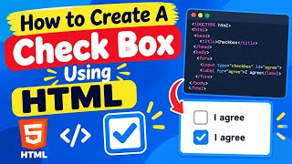 How to Create A Check Box Using HTML / Creating A Checkbox In HTML/ Coding Tutorial 