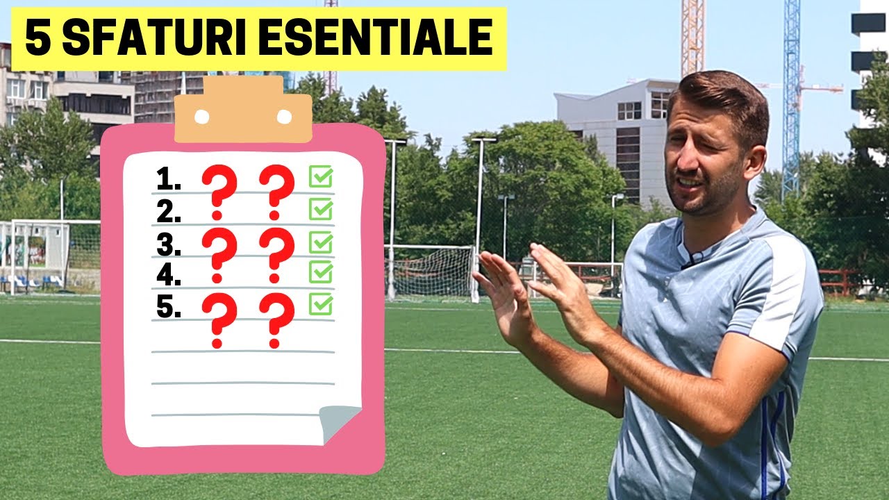 CUM SA ITI FACI SINGUR PROGRAMUL DE ANTRENAMENT | 5 SFATURI ESENTIALE | IMPROVED FOOTBALL