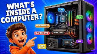 Inside a Computer got Kids | CPU, RAM, Storage, Motherboard & More Explained