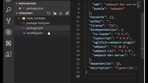 TypeScript tsconfig.json