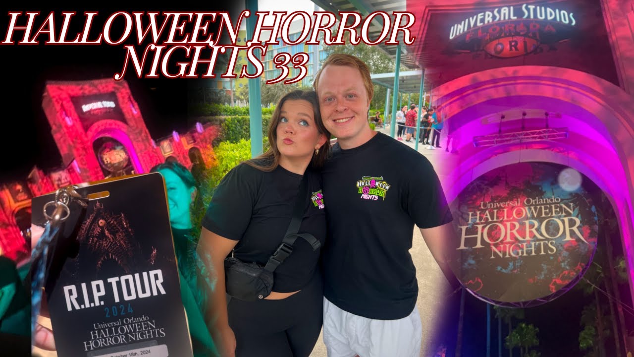 MY RIP (VIP) TOUR AT HALLOWEEN HORROR NIGHTS 33 | Houses, Scare Zones, and more!