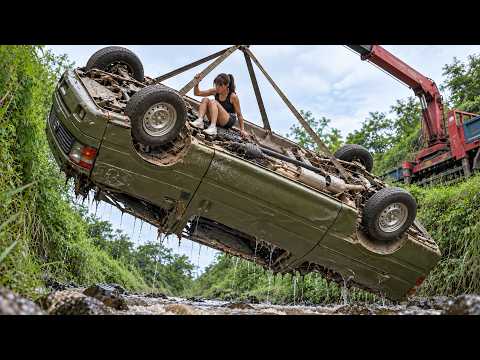 Video FULL VIDEO: Girl Mechanic Rebuilds a Crash-Damaged Toyota Hiace for a Completely New Life!