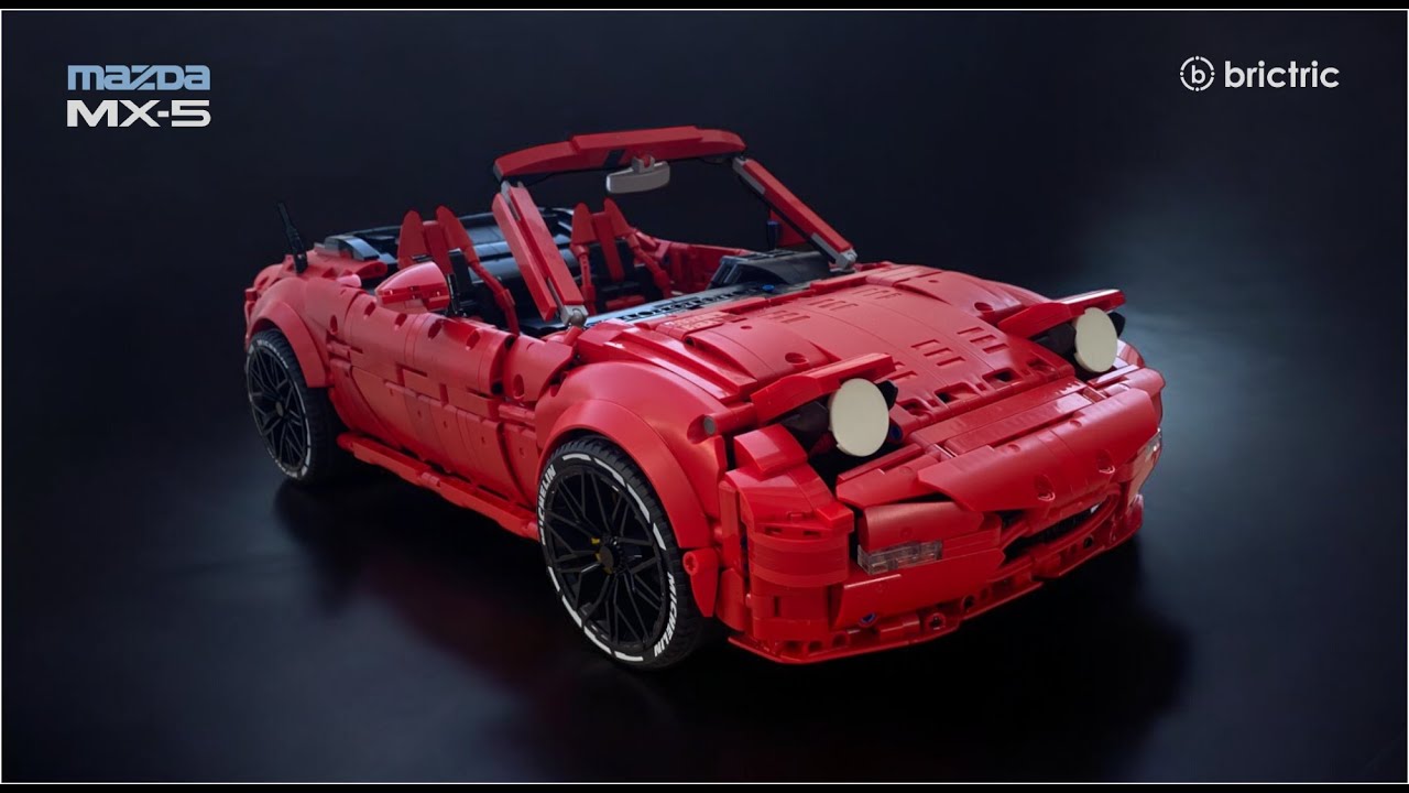 LEGO MOC-198275 Mazda MX5 Miata (NA) motorised by brictric