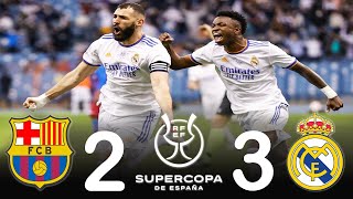 Barcelona × Real Madrid ● Spanish Super Cup 2022 | Highlights HD