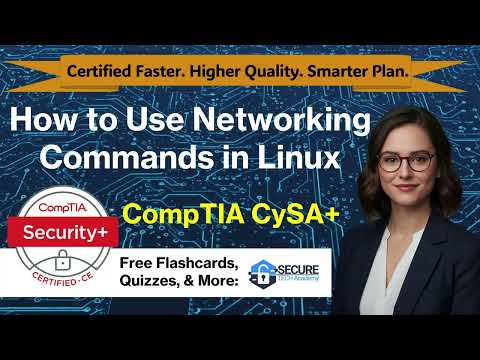 🌐Linux Networking Tools for Cybersecurity Tasks for Beginners | IT Course 9 | CompTIA CySA+