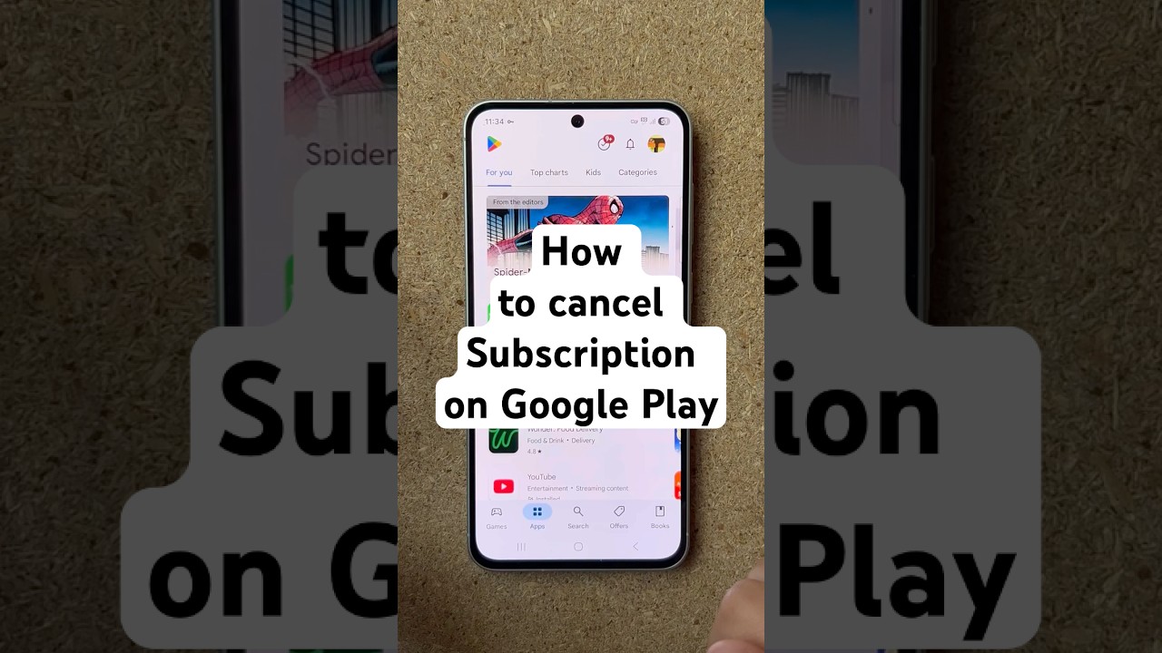 How to cancel Subscription on Google Play