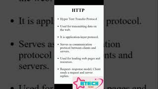 Hypertext Transfer protocol #http #websites #webpages #exampreparation #exam#viral.