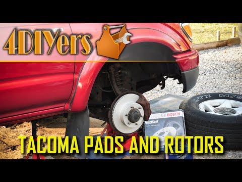 DIY: 95-04 Toyota Tacoma Front Brake Rotor and Pad Replacement