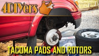 How to: 9504 Toyota Tacoma Front Brake Rotor and Pad Replacement