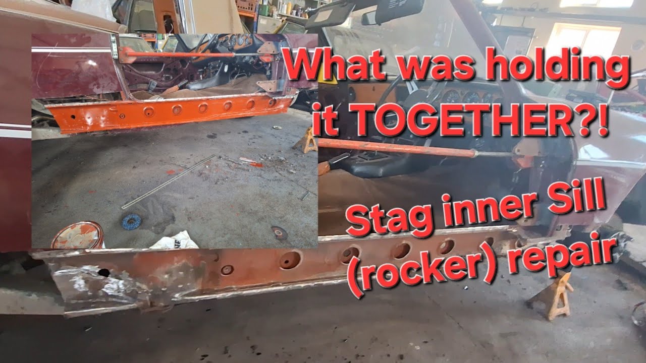Yorkshire Classic Cars ltd Restoration project - Triumph Stag mk1- Repairing the inner sill / rocker