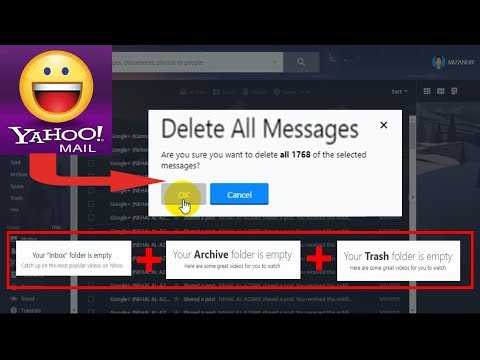 how to delete all yahoo emails at once || just 1 click delete all emails 100% worked ????