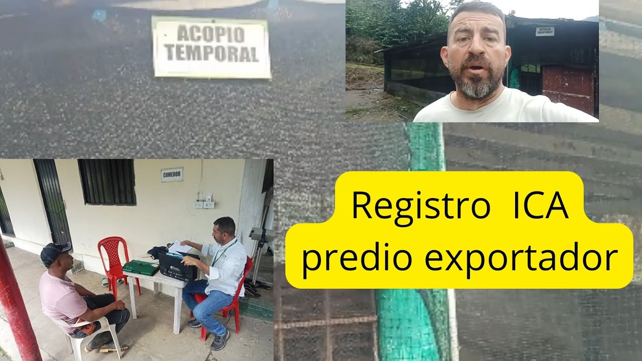 Registro ICA predio exportador