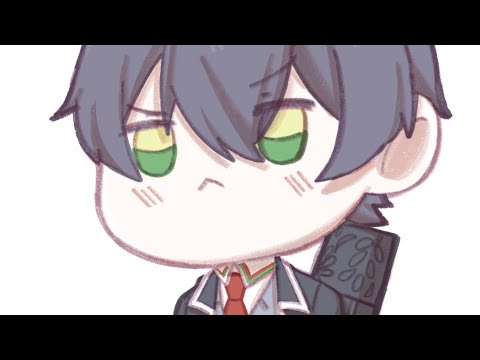 【剣持刀也】剣持刀也&ルービックキューブ【手描きにじさんじ】