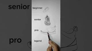 HOW TO DRAW A REALISTIC SHOE #drawing #art
