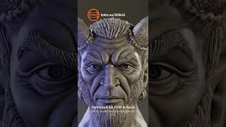 Fantasy Bust Sculpted in ZBrush #ZBrush #3DPrinting #3dsculpting #collectibles #STLFiles #3dprinting
