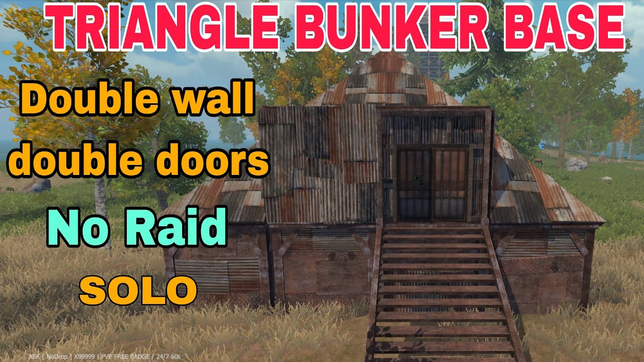 Triangle Bunker base | last island of survival base design 