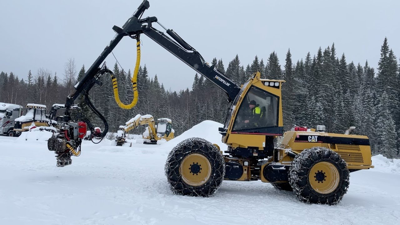 Köp Skördare CAT 550 på Klaravik