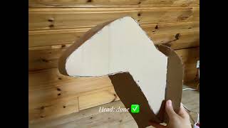 Cardboard deer head #diy