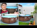 COMPRAMOS UMA PISCINA GIGANTE DA BESTWAY