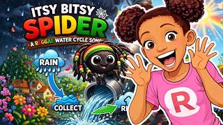 Itsy Bitsy Spider – Reggae Water Cycle Song 🌈🕷️| Reign's Village